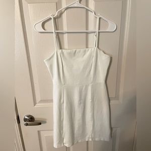 White cocktail dress